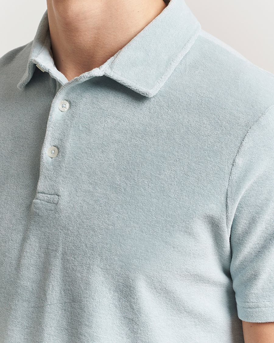 Herr | Pikéer | Altea | Terry Cotton Polo Teal