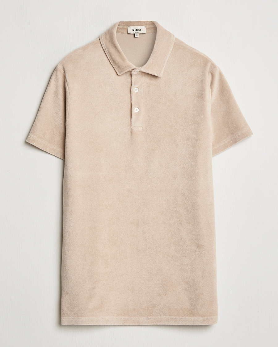 Herr | Pikéer | Altea | Terry Cotton Polo Beige