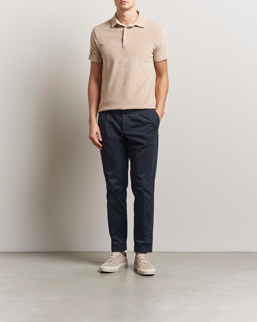 Herr | Pikéer | Altea | Terry Cotton Polo Beige