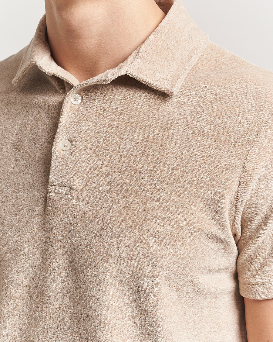 Herr | Pikéer | Altea | Terry Cotton Polo Beige