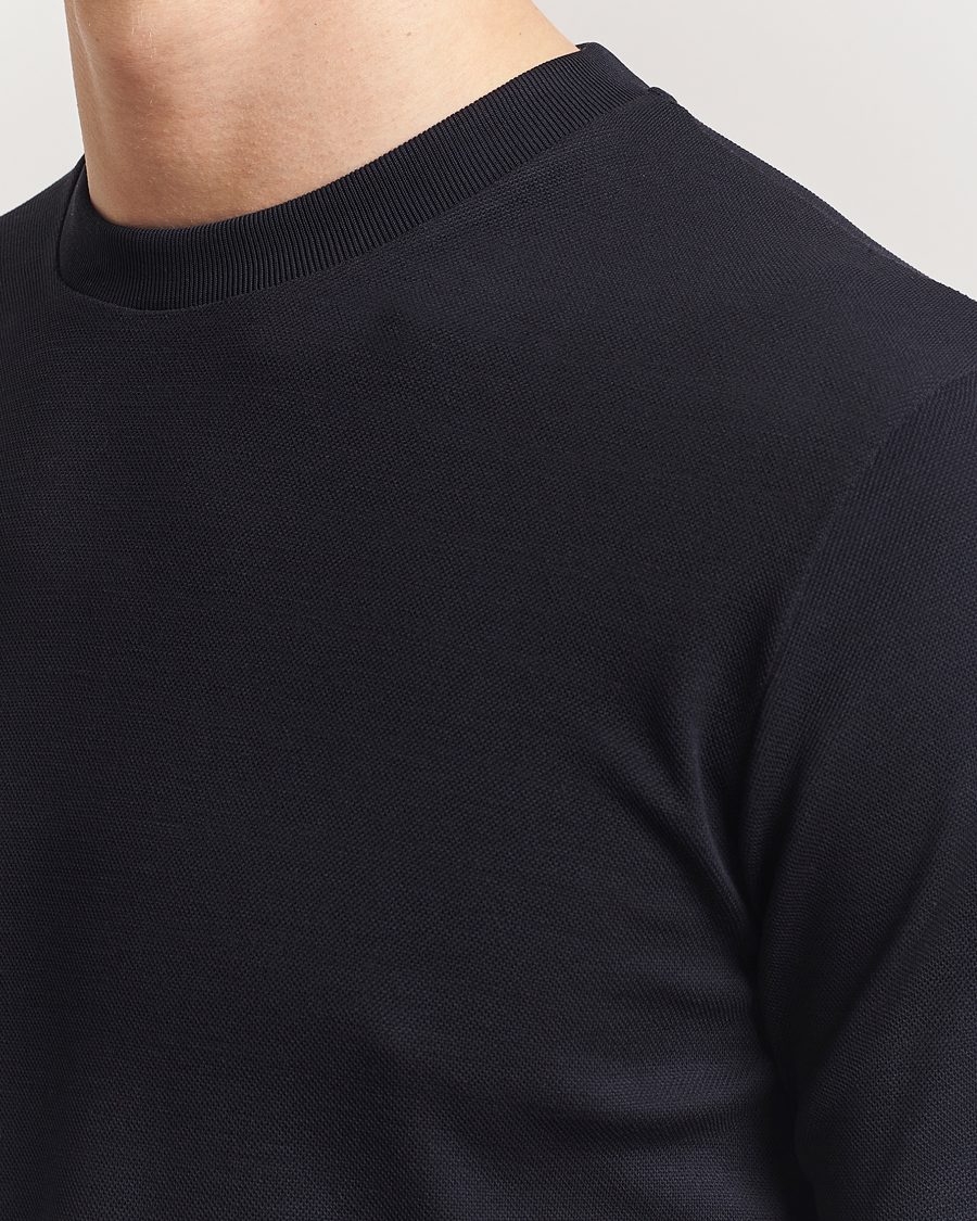 Herr | T-Shirts | Altea | Jersey Piquet T-Shirt Navy