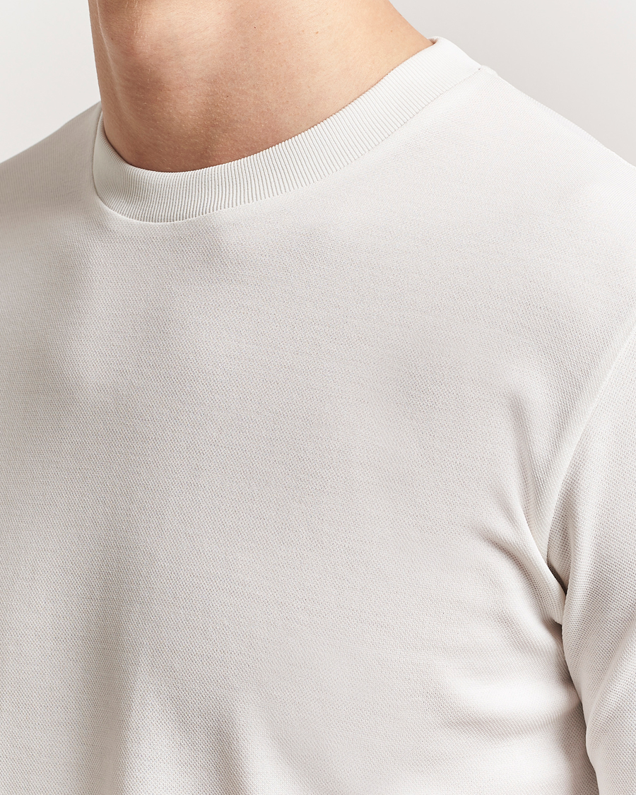 Herr | T-Shirts | Altea | Jersey Piquet T-Shirt Off White