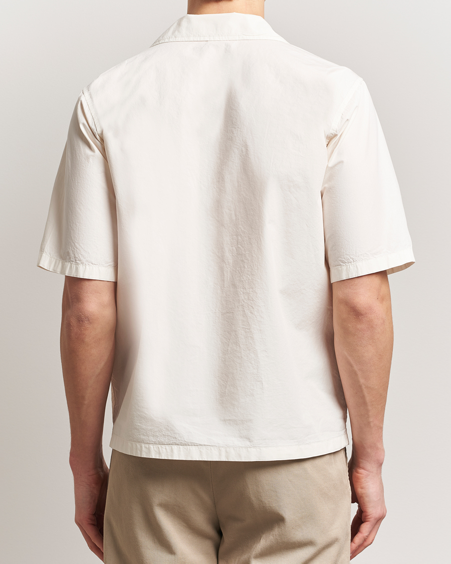 Herr | Skjortor | Aspesi | Short Sleeve Utility Shirt Light Beige