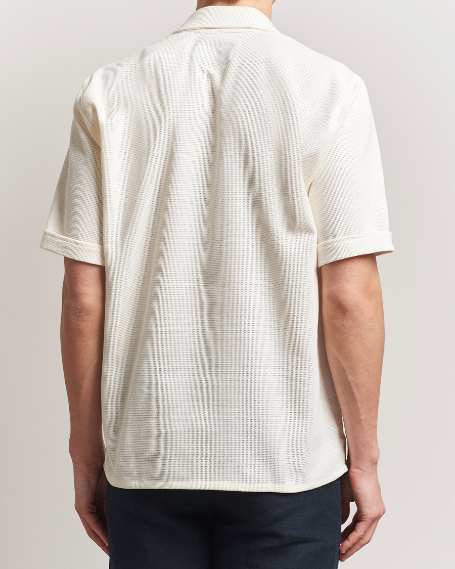 Herr | Skjortor | Peregrine | Quay Cuban Collar Shirt White