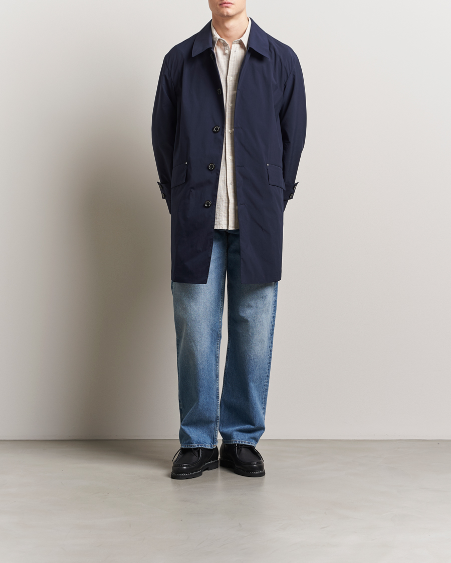 Herr | Jackor | Mackintosh | Humbie GTS Car Coat Navy