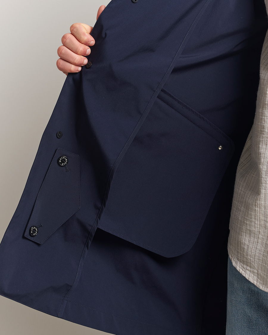 Herr | Jackor | Mackintosh | Humbie GTS Car Coat Navy