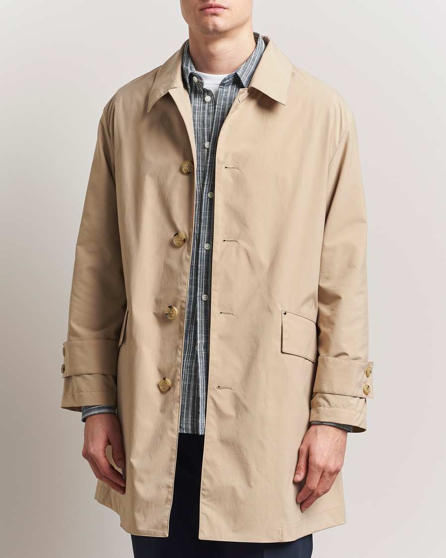 Herr | Jackor | Mackintosh | Humbie GTS Car Coat Putty