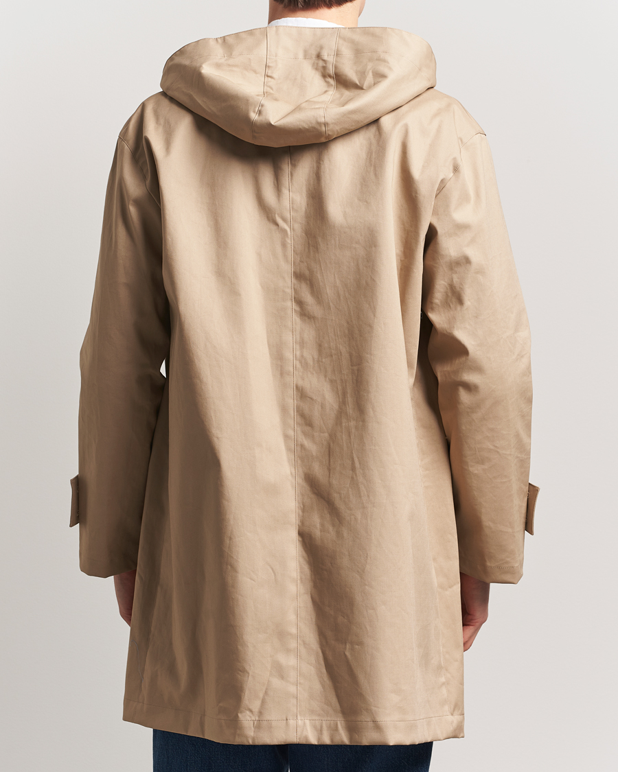 Herr | Jackor | Mackintosh | Humbie GTS Hooded Car Coat Fawn