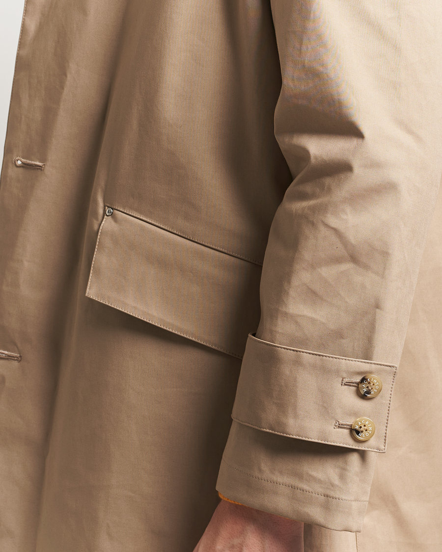 Herr | Jackor | Mackintosh | Humbie GTS Hooded Car Coat Fawn