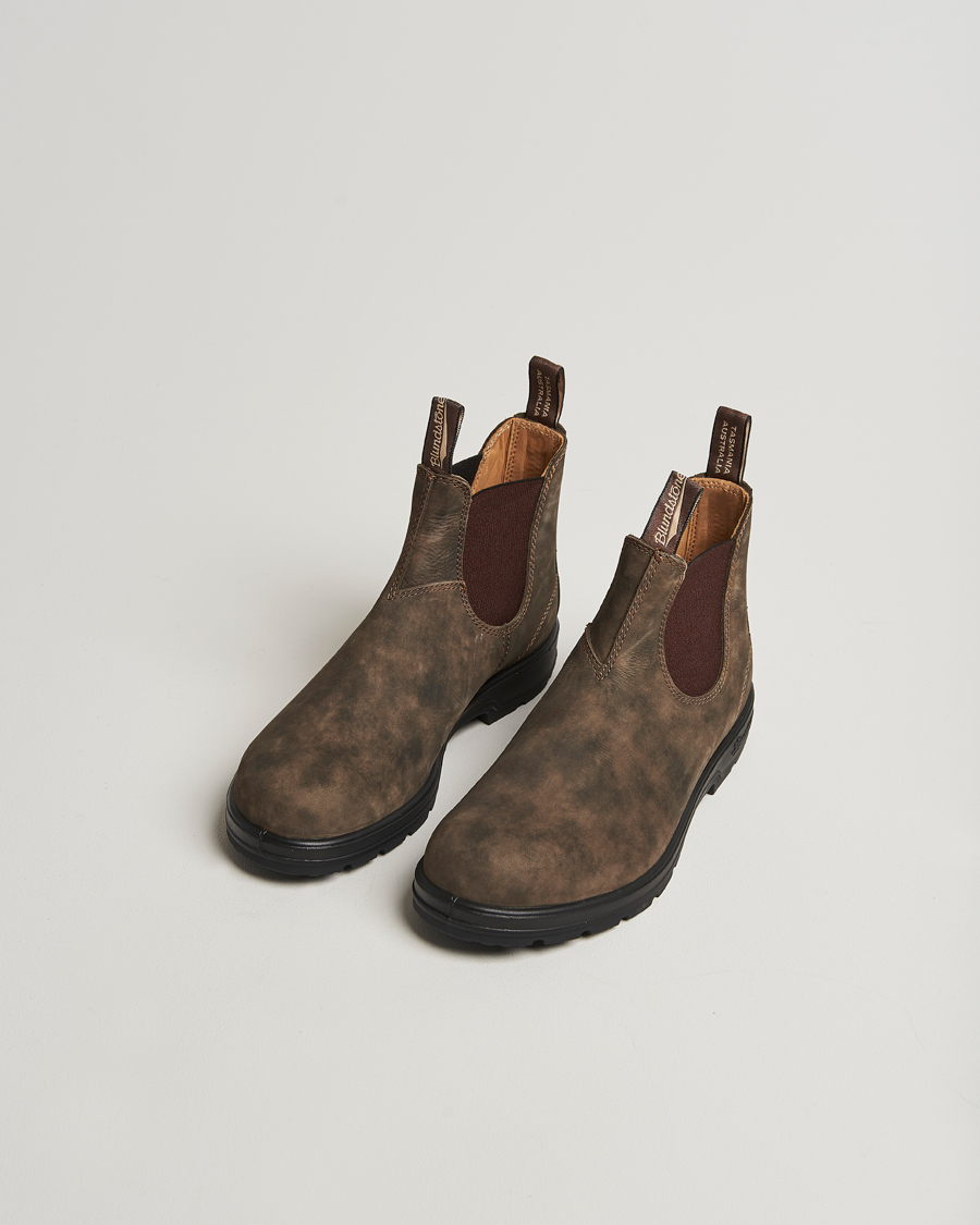 Herr | Kängor | Blundstone | 585 Original Leather Chelsea Boot Rustic Brown