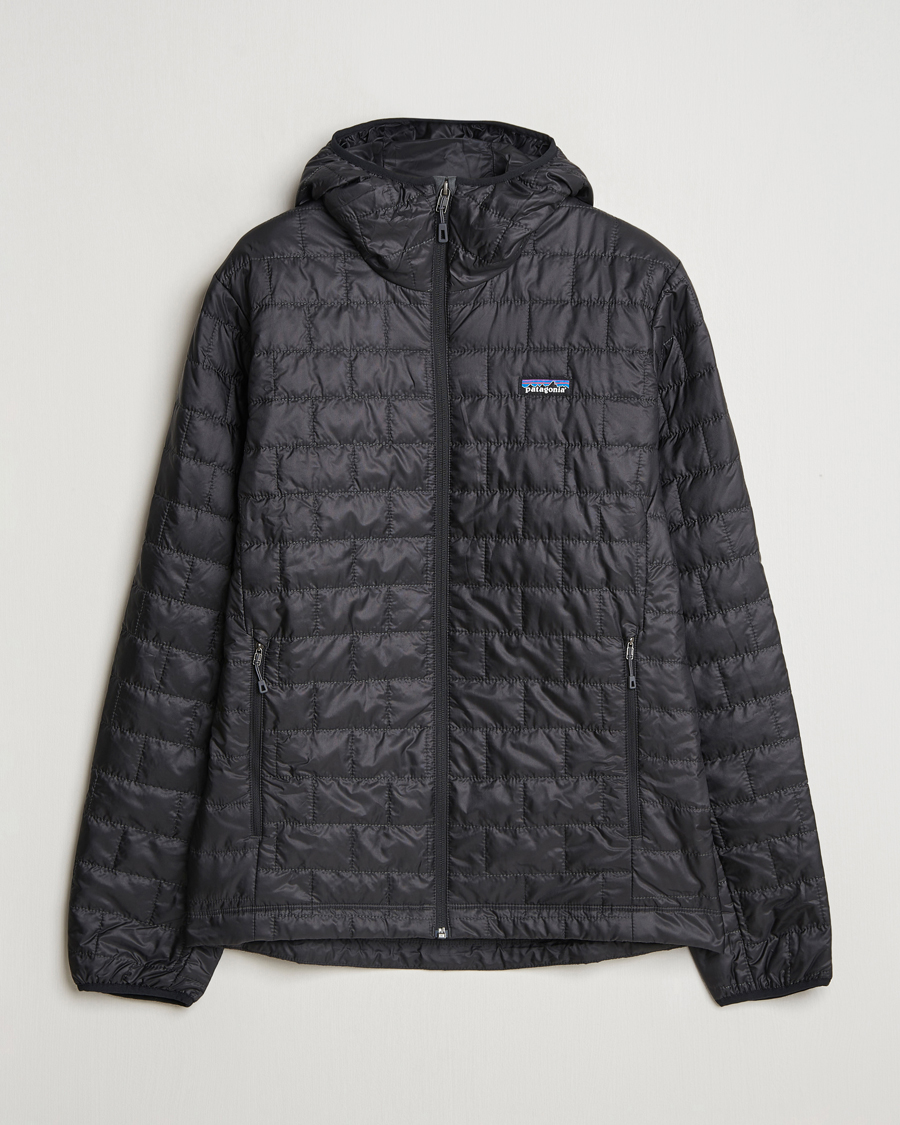 Herr | Jackor | Patagonia | Nano Puff Hood Black