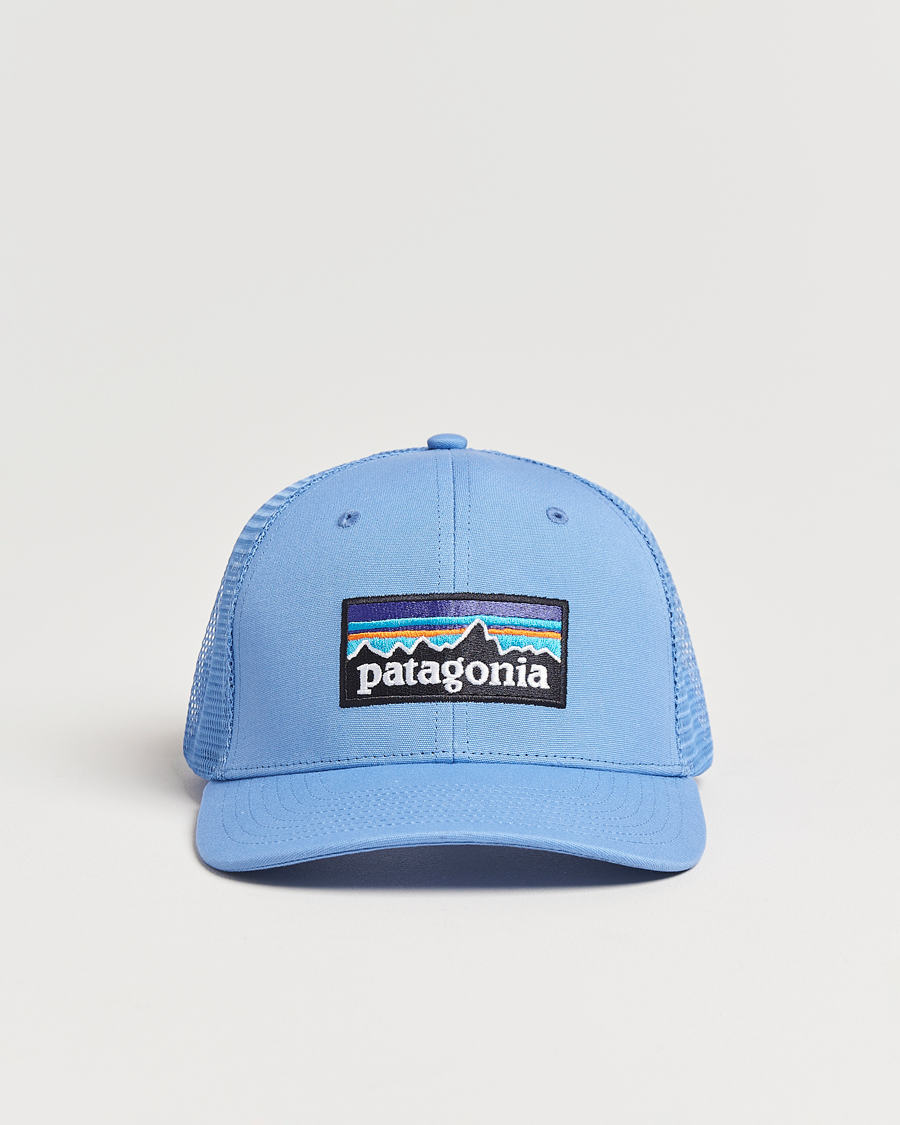 Herr | Patagonia P-6 Logo Trucker Hat Abudant Blue | Patagonia | P-6 Logo Trucker Hat Abudant Blue
