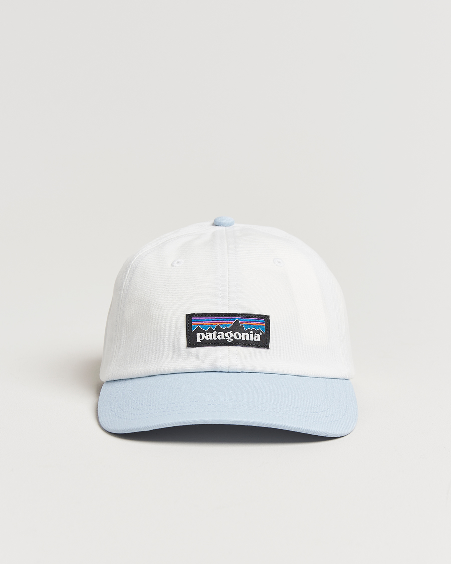 Herr | Patagonia P-6 Label Trad Cap Birch White | Patagonia | P-6 Label Trad Cap Birch White