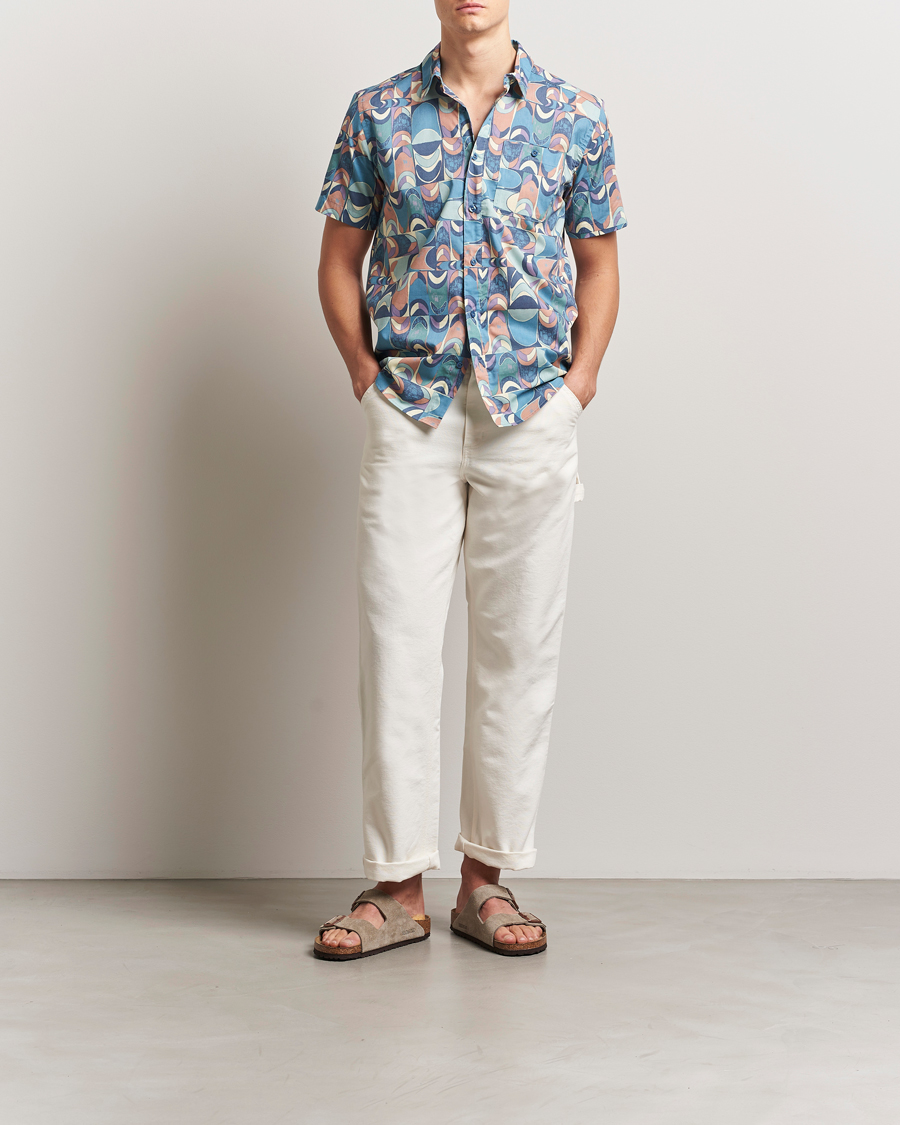 Herr | Skjortor | Patagonia | Go To Short Sleeve Shirt Still Blue