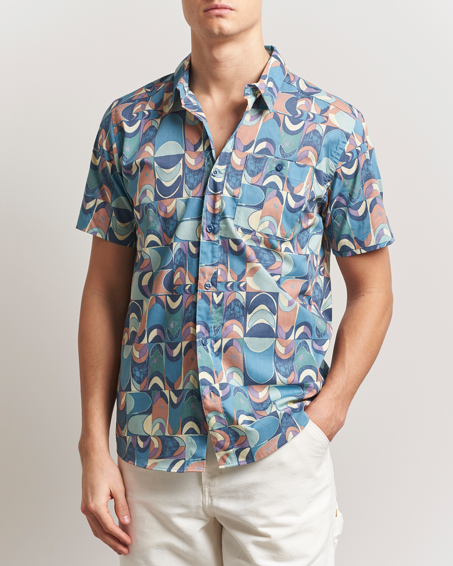 Herr | Skjortor | Patagonia | Go To Short Sleeve Shirt Still Blue