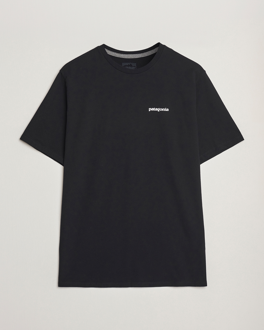 Herr | T-Shirts | Patagonia | P-6 Logo T-Shirt Black