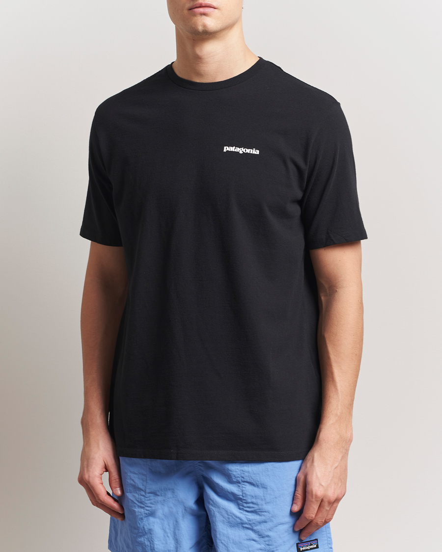 Herr | T-Shirts | Patagonia | P-6 Logo T-Shirt Black