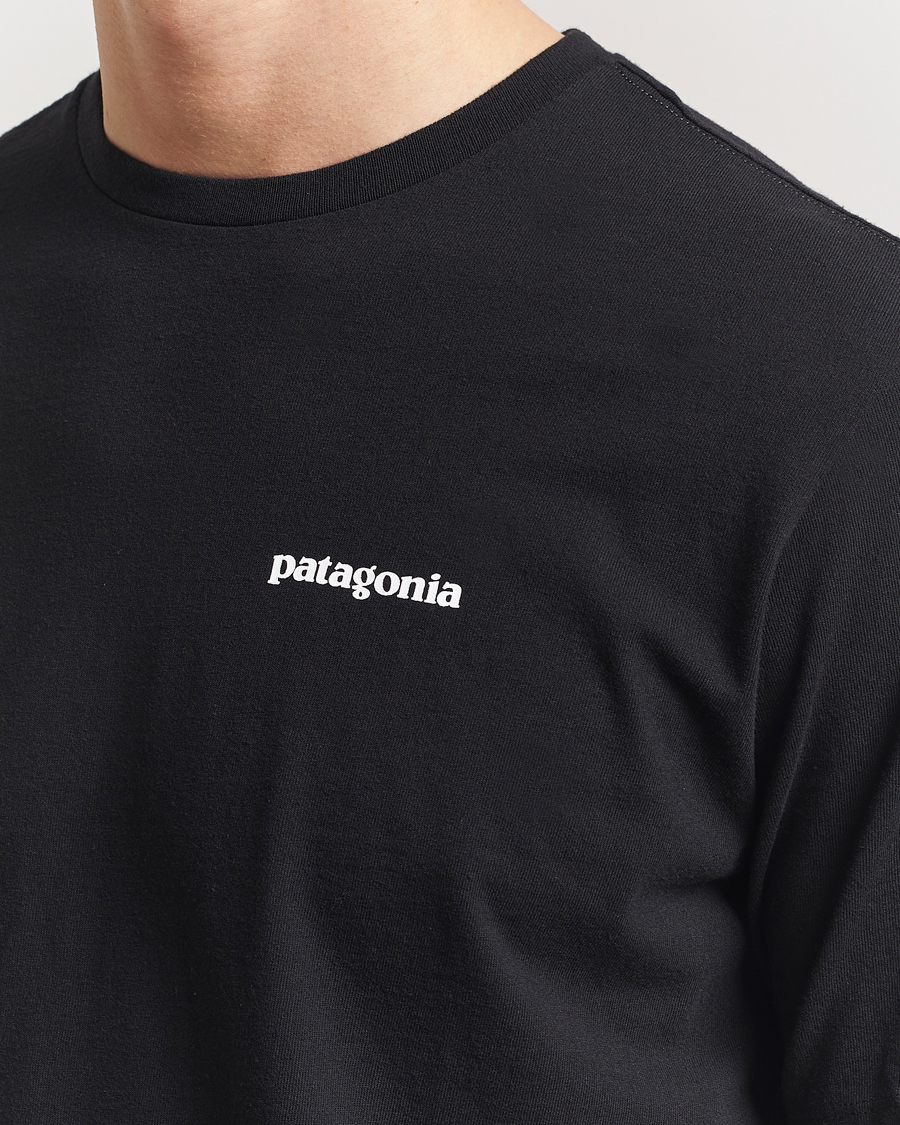 Herr | T-Shirts | Patagonia | P-6 Logo T-Shirt Black