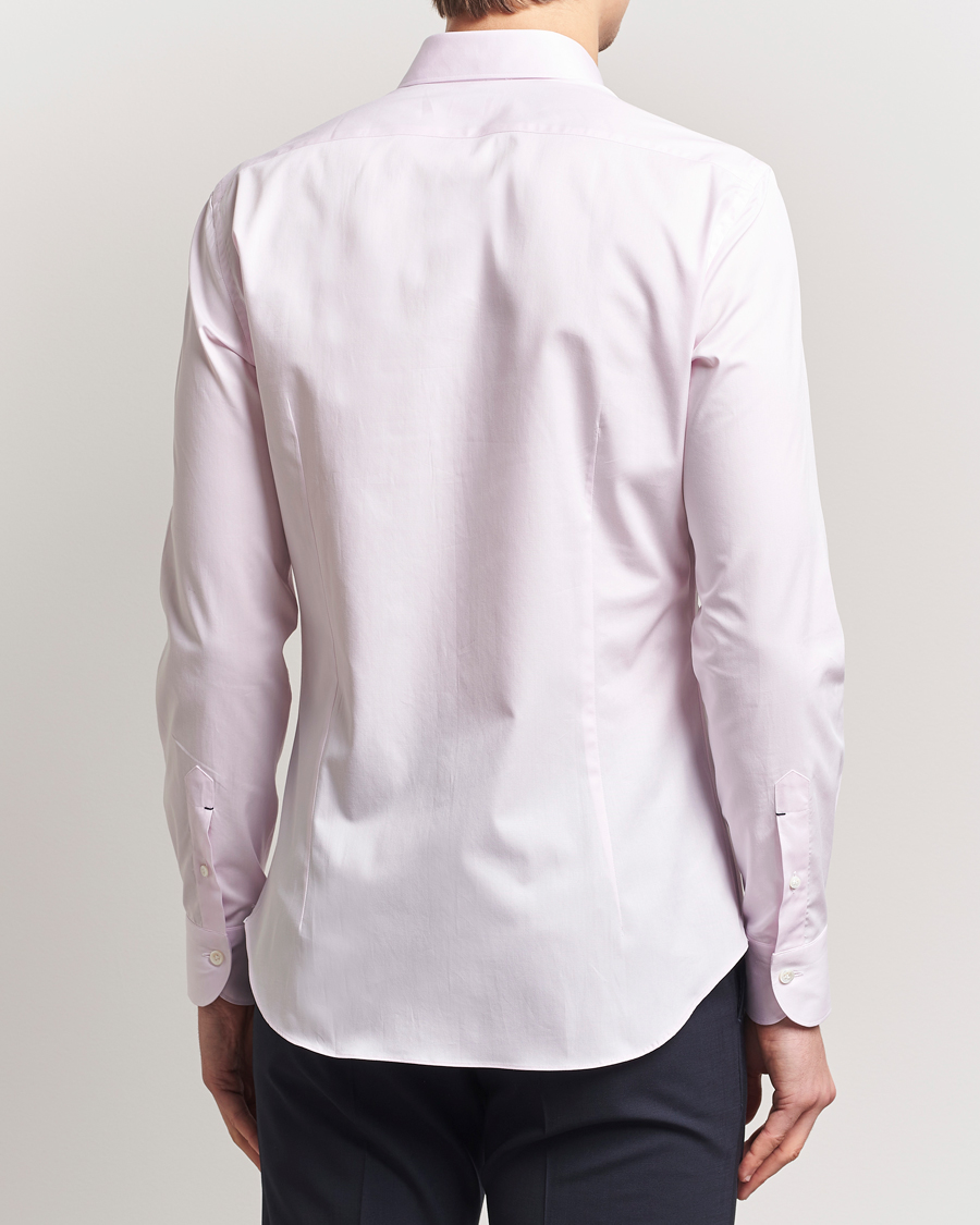 Herr | Skjortor | Mazzarelli | Soft Cotton Cut Away Shirt Rosa