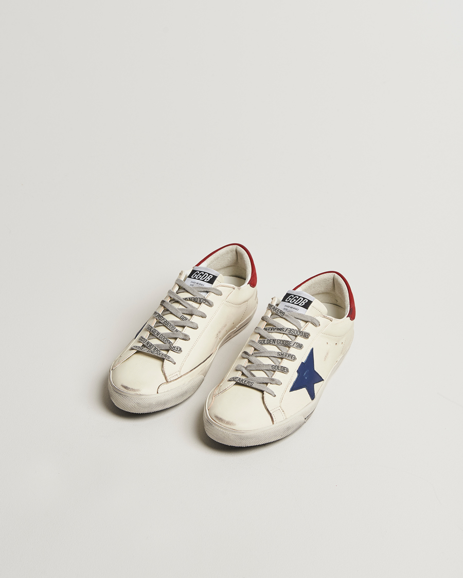 Herr | Sneakers | Golden Goose | Super-Star Sneakers White/Blue