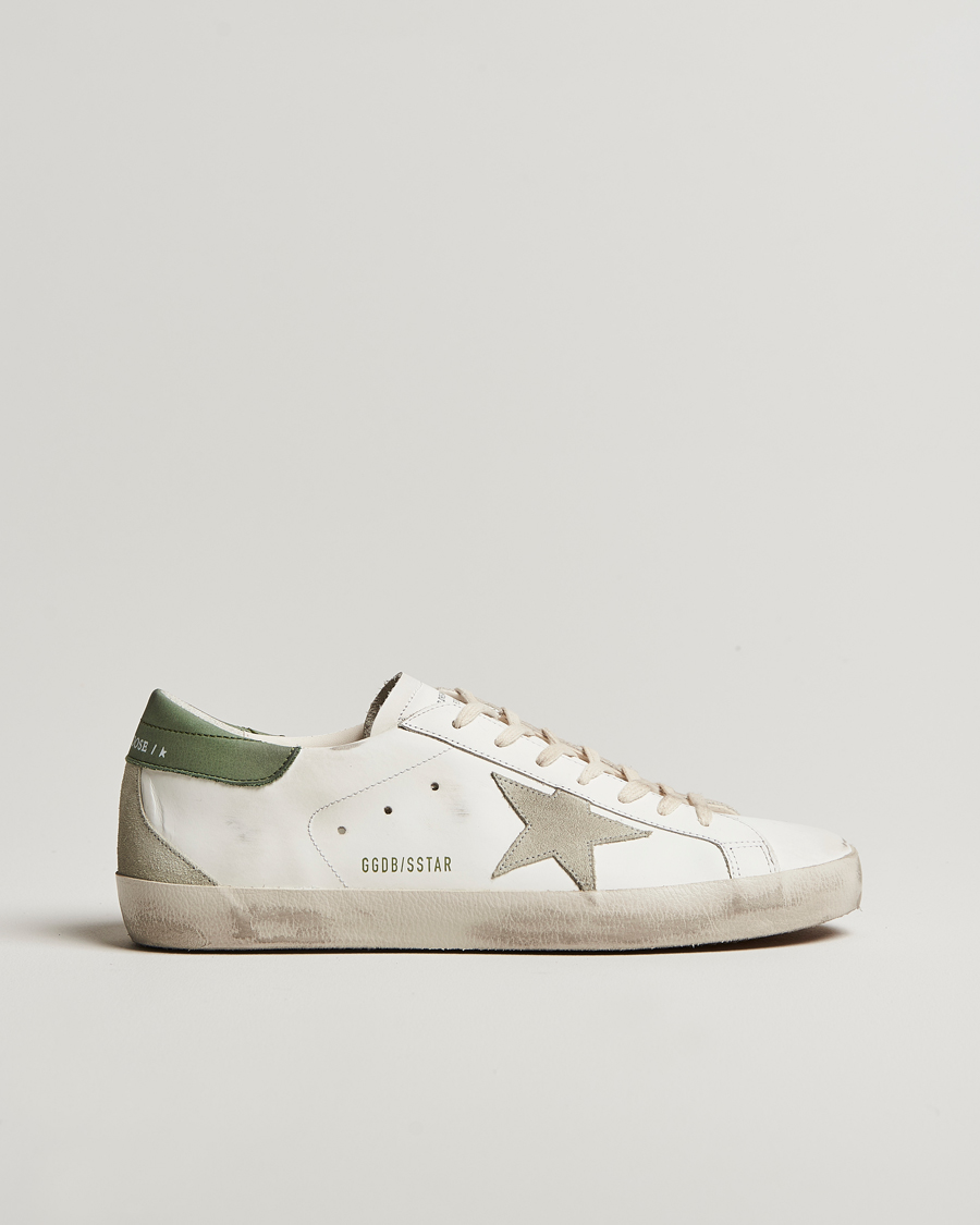 Herr | Sneakers | Golden Goose | Super-Star Sneakers White/Green