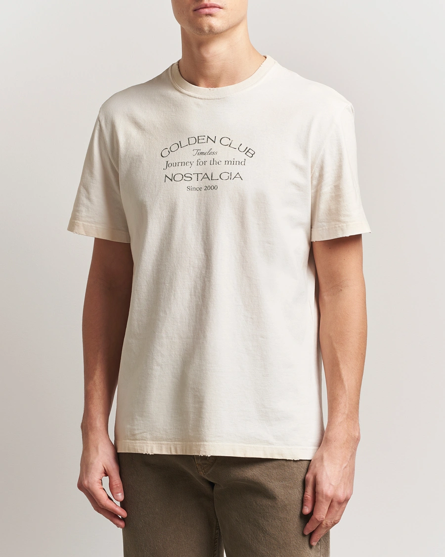 Herr | T-Shirts | Golden Goose | Short Sleeve Journey T-Shirt Heritage White