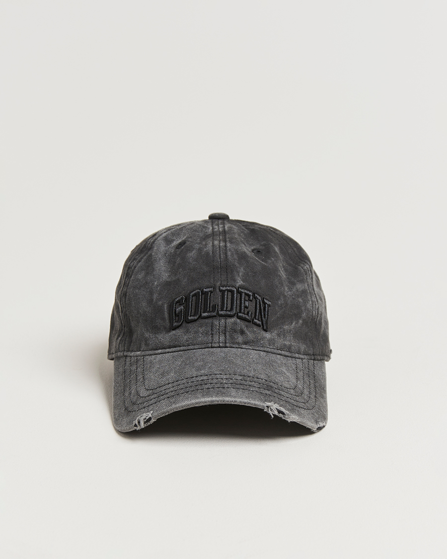 Herr | Golden Goose Cotton Twill Baseball Cap Anthracite | Golden Goose | Cotton Twill Baseball Cap Anthracite