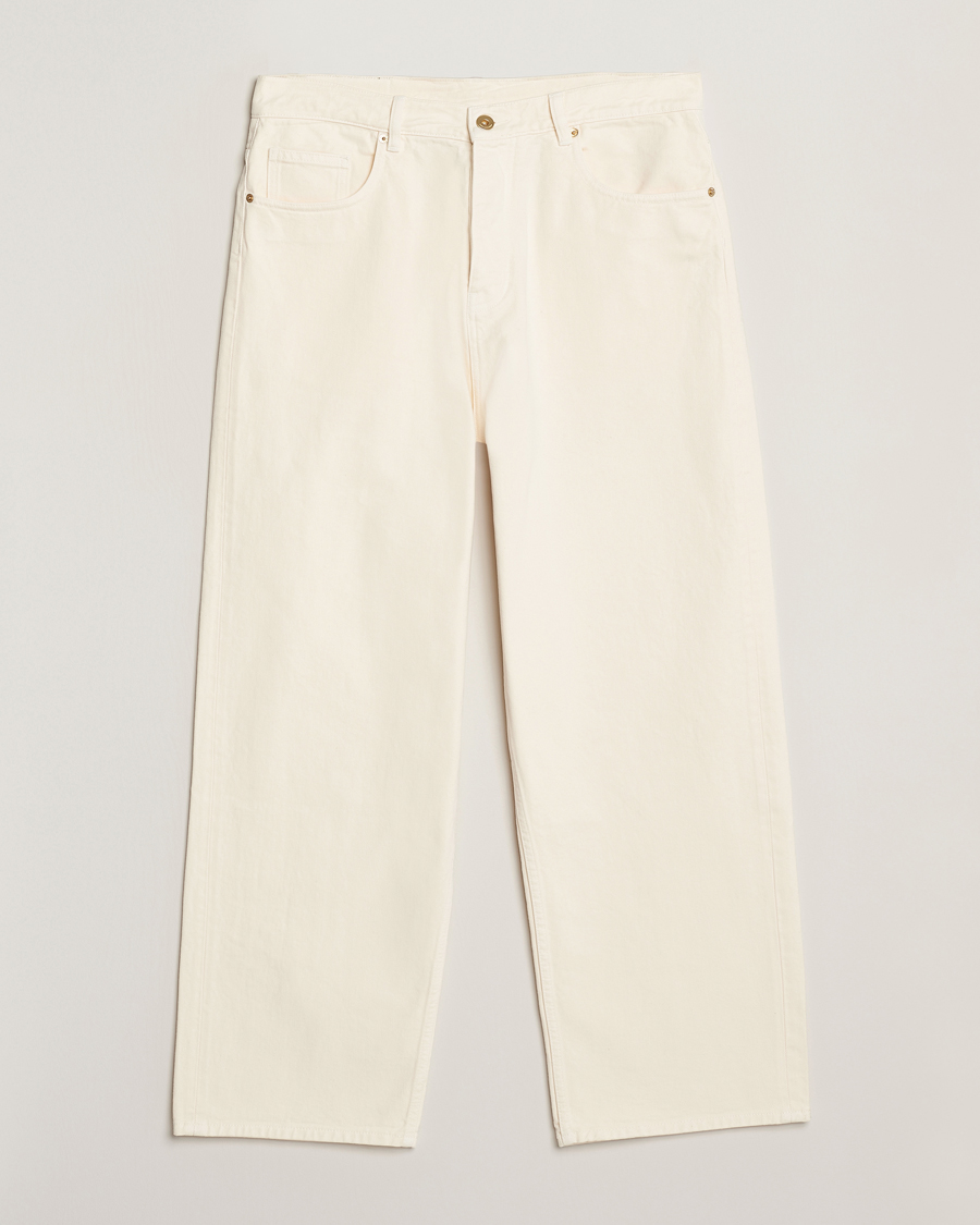 Herr | Jeans | Drôle de Monsieur | Wide Fit Jeans Off White
