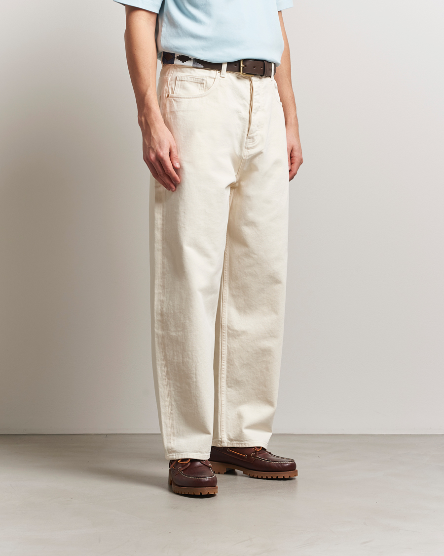 Herr | Jeans | Drôle de Monsieur | Wide Fit Jeans Off White