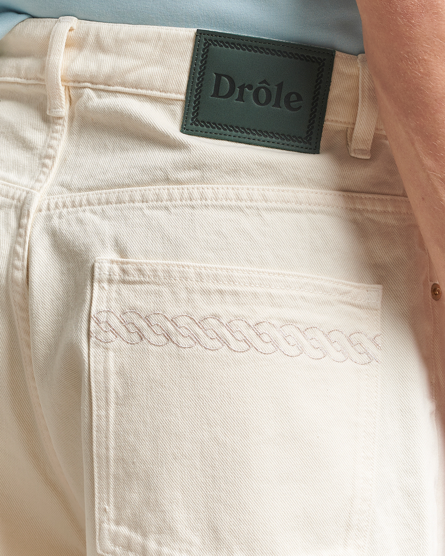 Herr | Jeans | Drôle de Monsieur | Wide Fit Jeans Off White