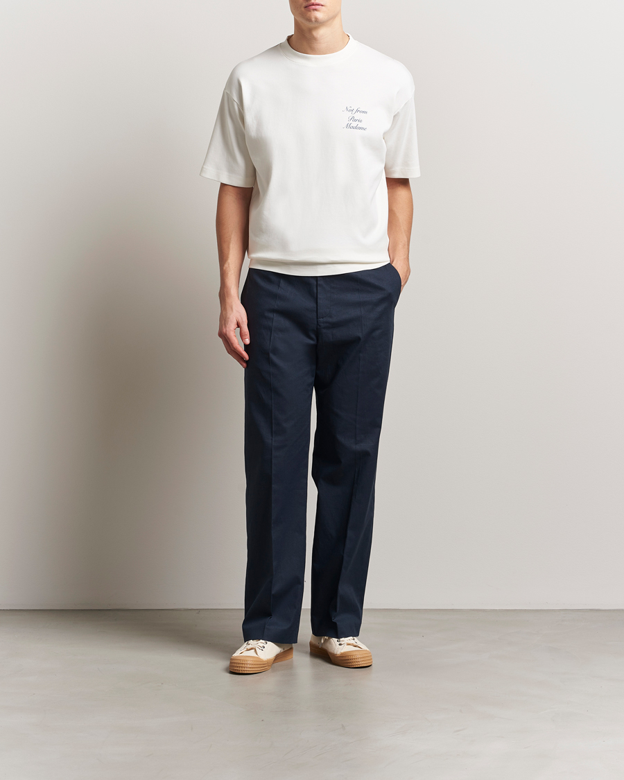Herr | T-Shirts | Drôle de Monsieur | Slogan Cursive T-Shirt Off White
