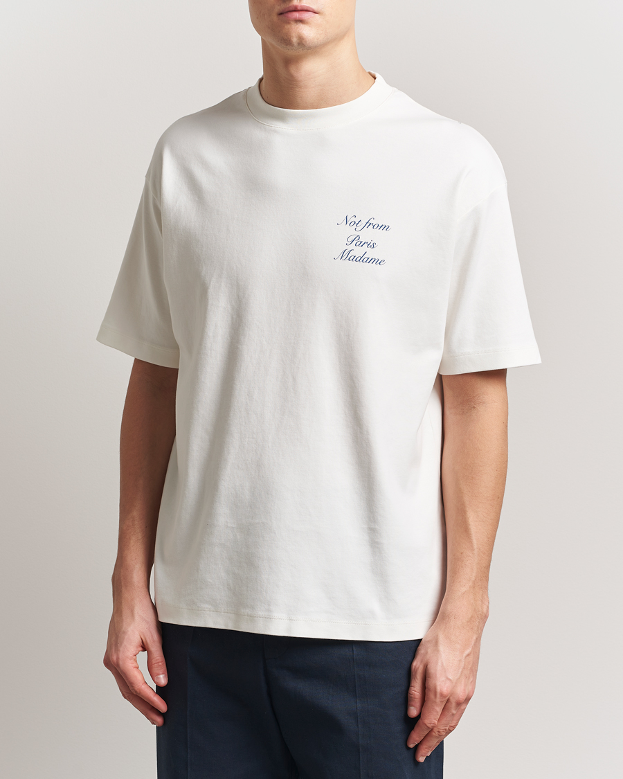 Herr | T-Shirts | Drôle de Monsieur | Slogan Cursive T-Shirt Off White