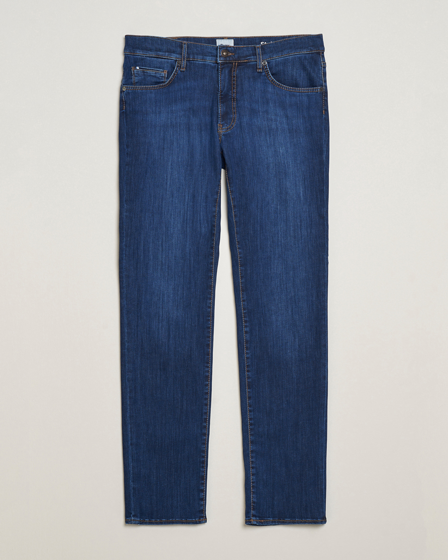 Herr | Jeans | Brax | Chuck Hi-Flex Denim Dark Used