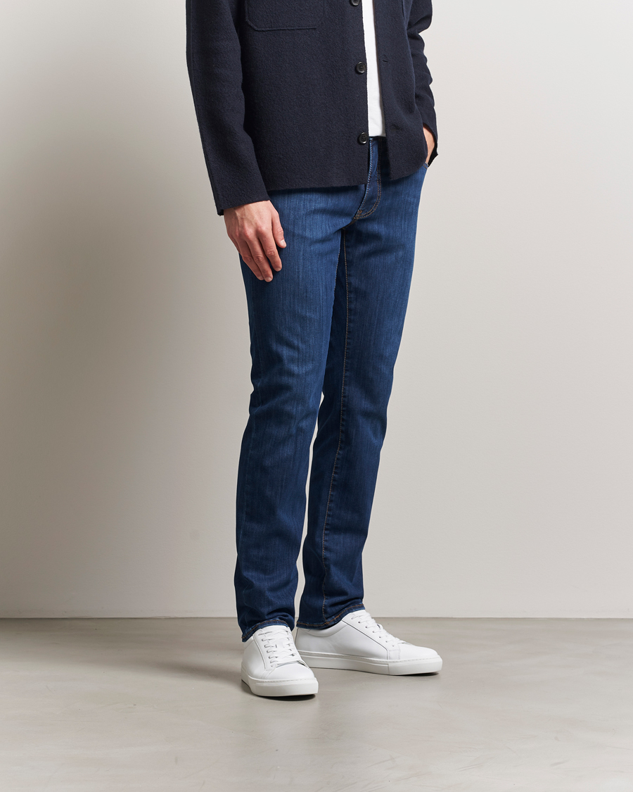 Herr | Jeans | Brax | Chuck Hi-Flex Denim Dark Used