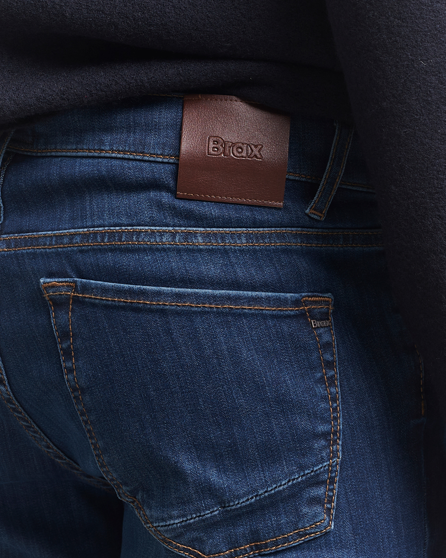 Herr | Jeans | Brax | Chuck Hi-Flex Denim Dark Used