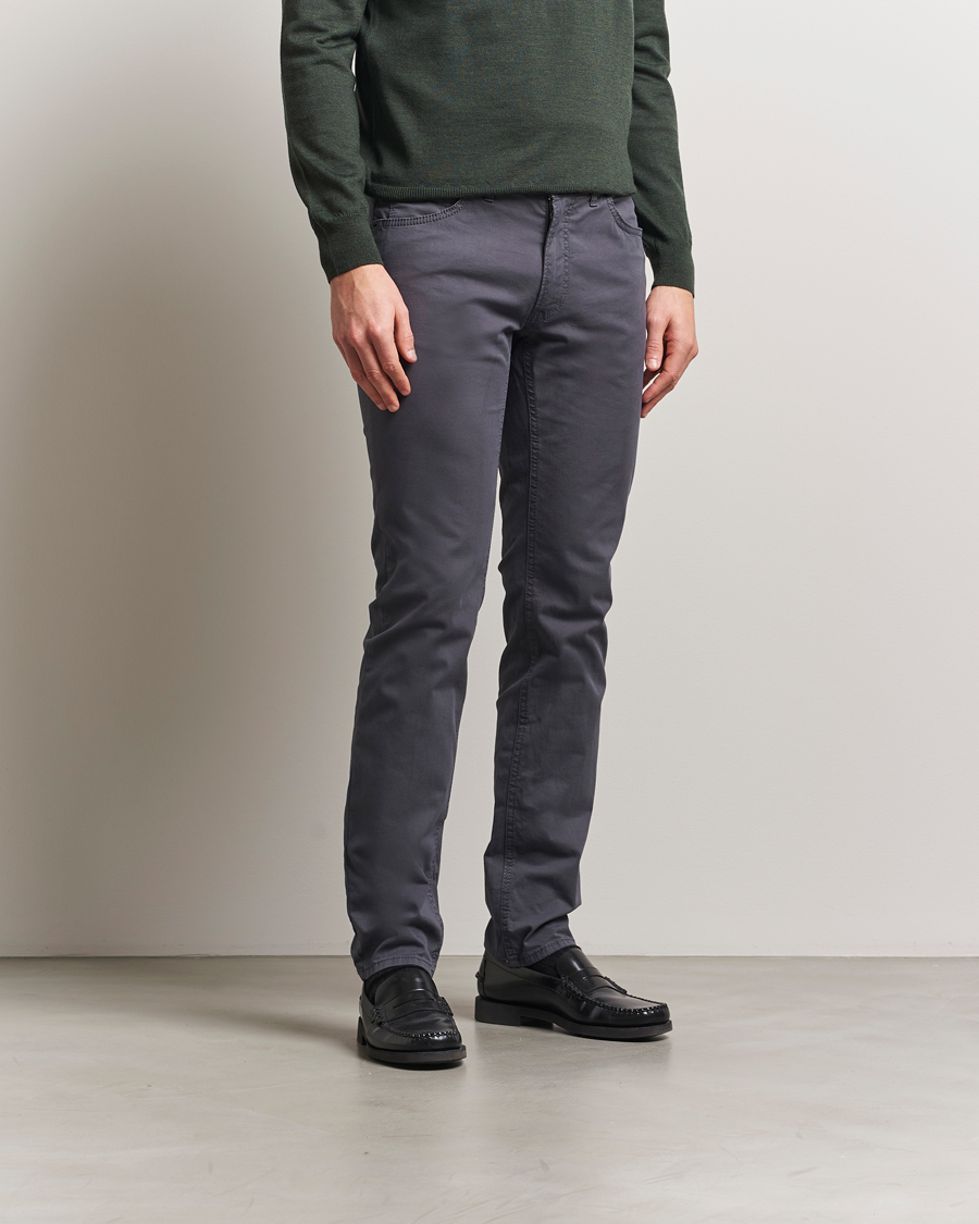 Herr | Byxor | Brax | Chuck Marathon+ 5-Pocket Pants Graphit