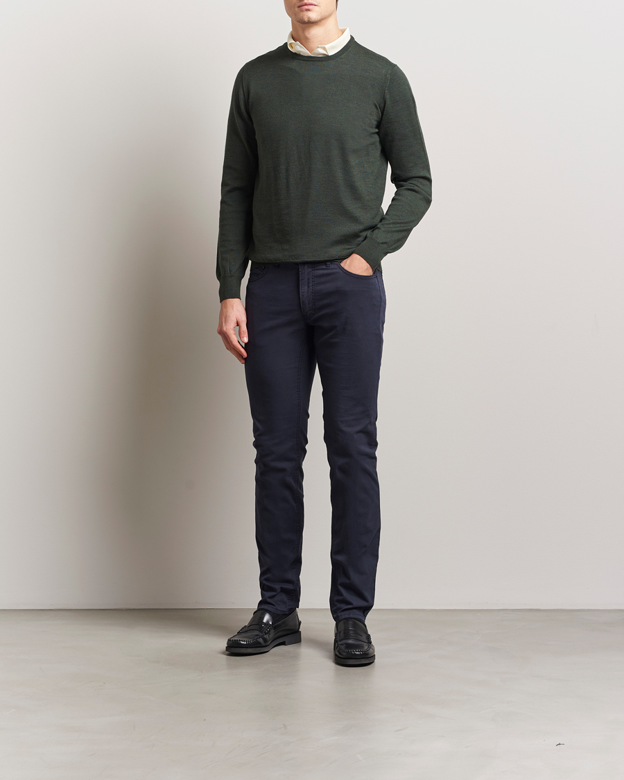 Herr | Byxor | Brax | Chuck Marathon+ 5-Pocket Pants Navy