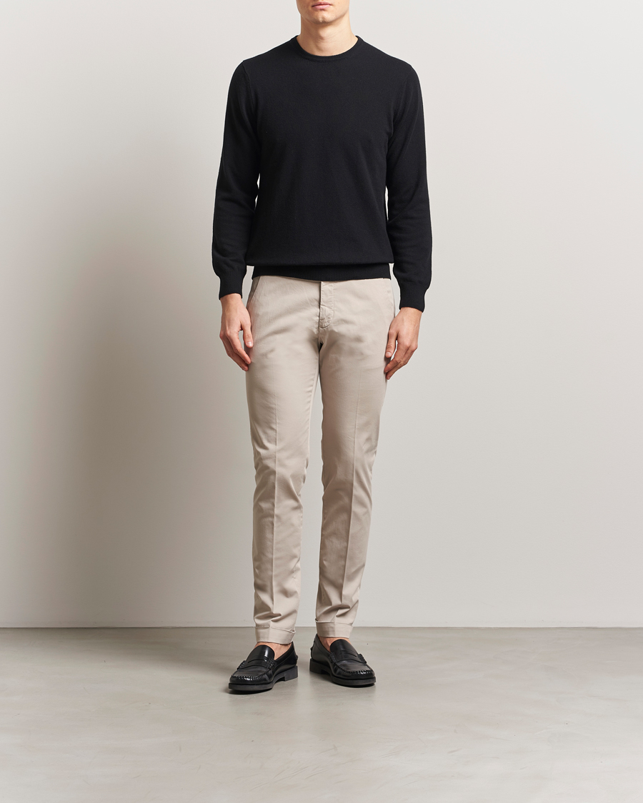 Herr | Byxor | Briglia 1949 | Slim Fit Cotton Chinos Beige