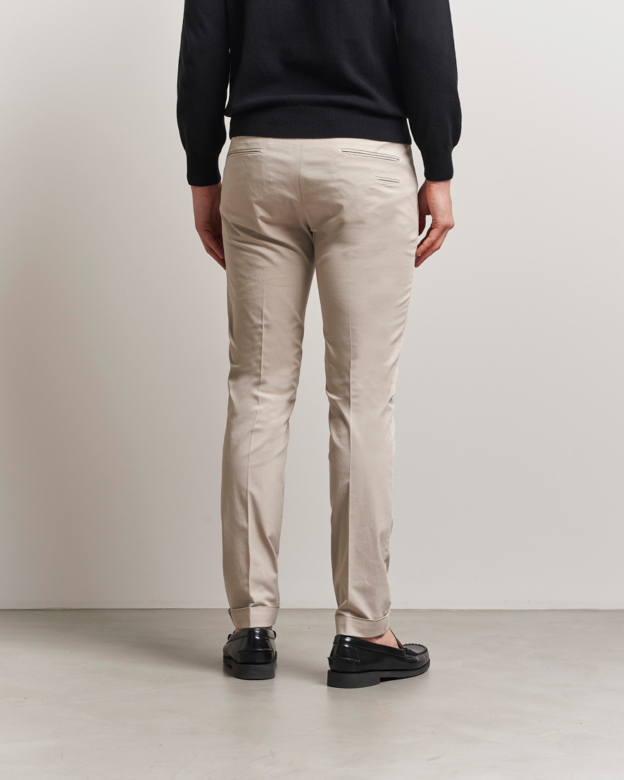 Herr | Byxor | Briglia 1949 | Slim Fit Cotton Chinos Beige