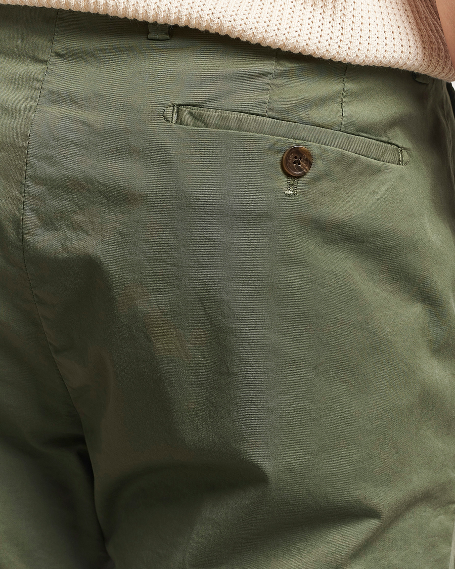 Herr | Shorts | Briglia 1949 | Pleated Cotton Shorts Olive