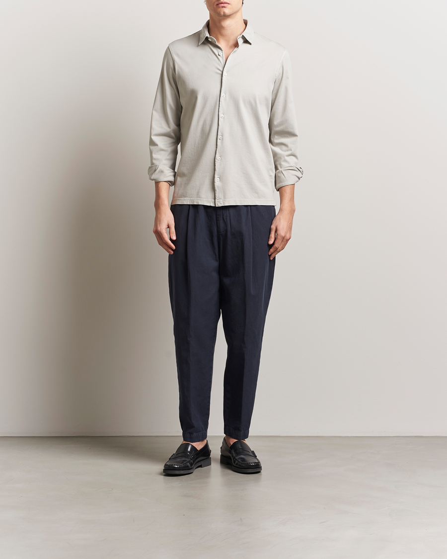 Herr | Byxor | Briglia 1949 | Cotton/Linen Drawstring Pants Navy