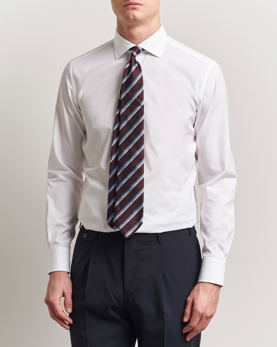 Herr | Skjortor | Brioni | Slim Fit Dress Shirt White