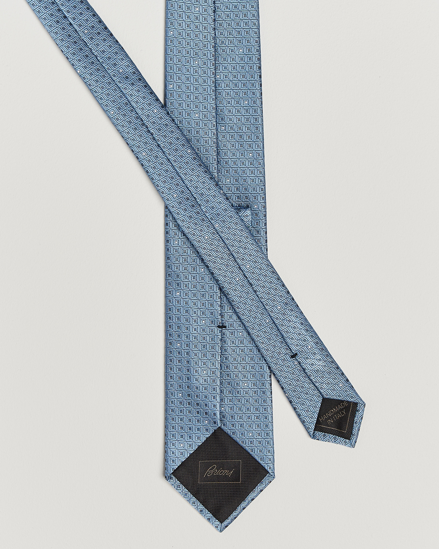 Herr | Slipsar | Brioni | Jacquard Silk Tie Light Blue