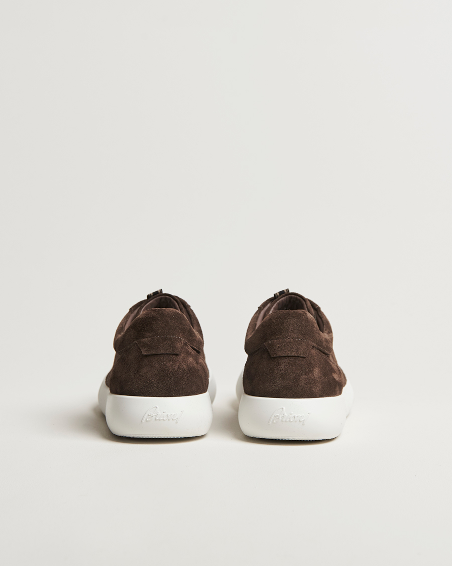 Herr | Sneakers | Brioni | Cassetta Sneakers Dark Brown Suede