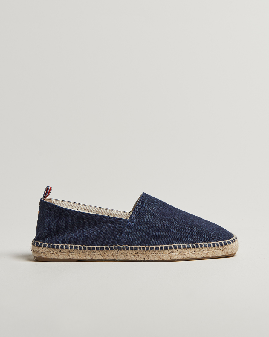 Herr | Espadriller | Castañer | Pablo Washed Canvas Espadrilles Azul Marino