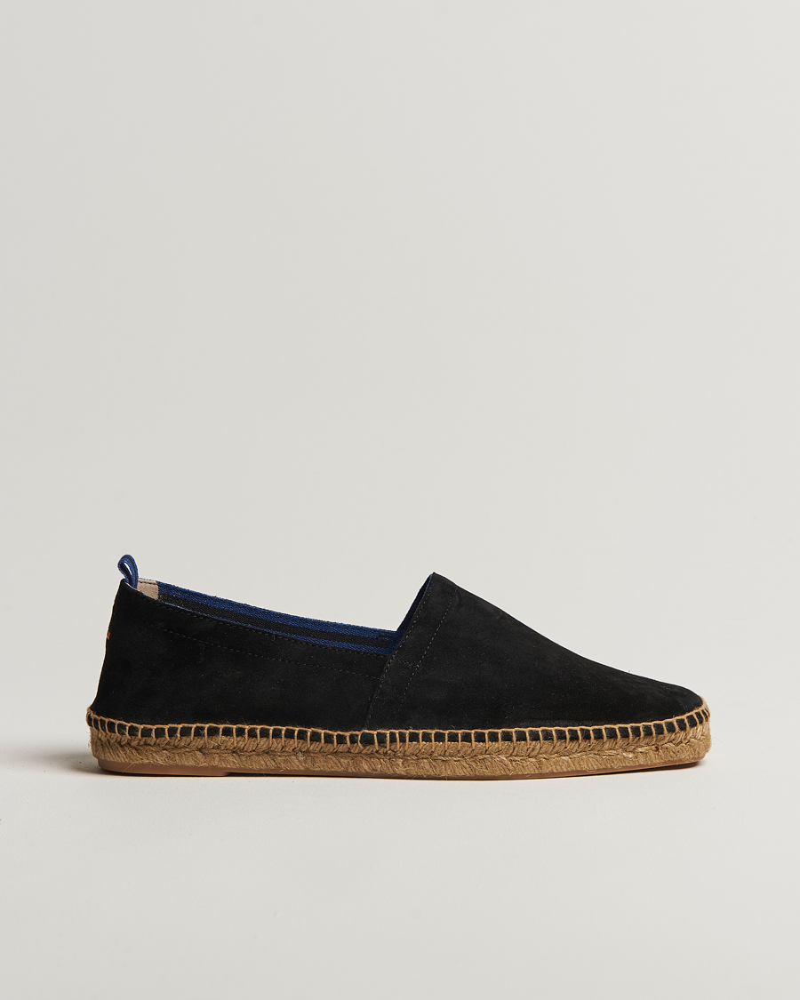 Herr | Espadriller | Castañer | Pablo Casual Suede Espadrilles Negro