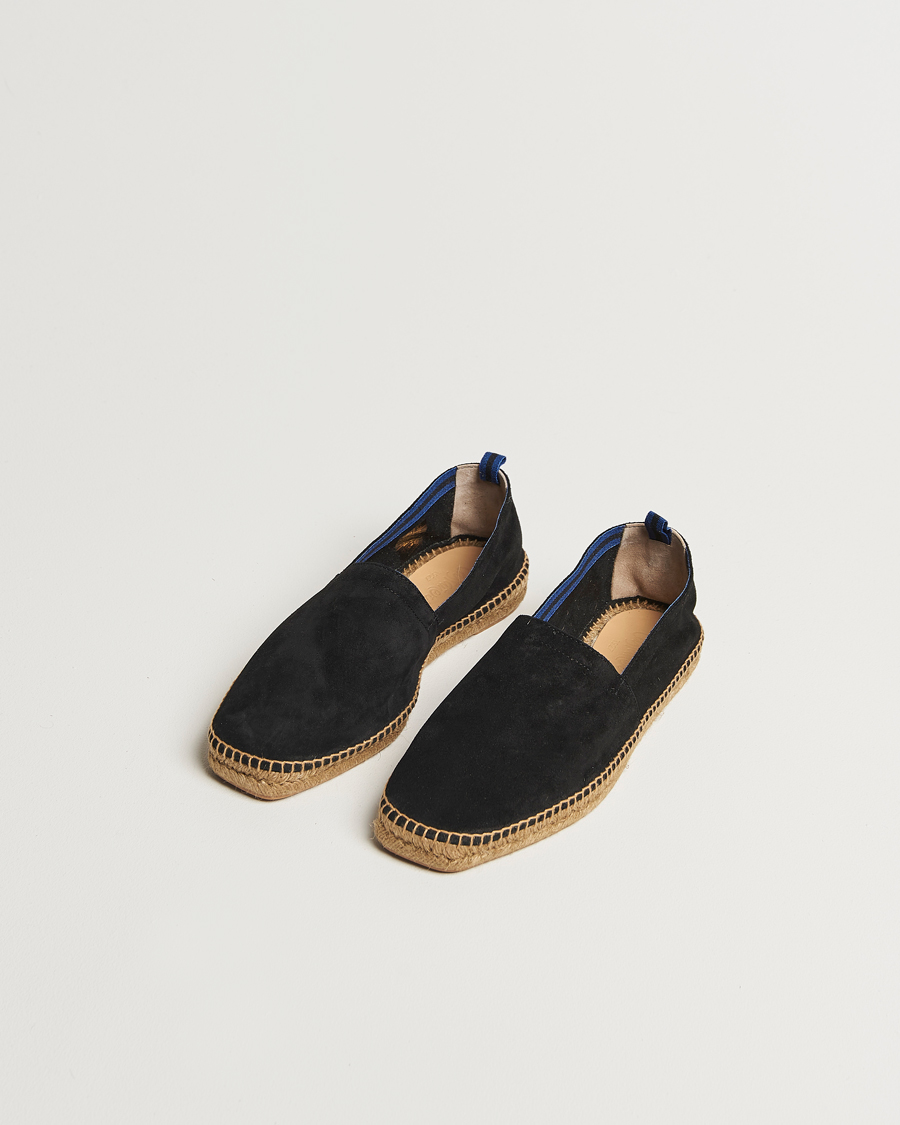 Herr | Espadriller | Castañer | Pablo Casual Suede Espadrilles Negro
