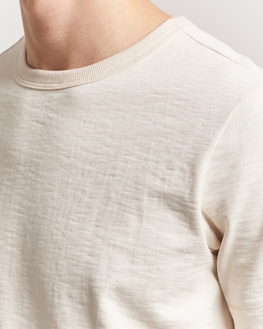 Herr | T-Shirts | Merz b. Schwanen | Relaxed Fit Loopwheeled Heavy T-Shirt Nature