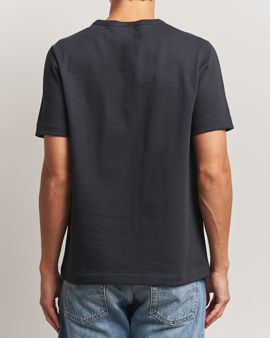 Herr | T-Shirts | Merz b. Schwanen | Relaxed Fit Loopwheeled Heavy T-Shirt Charcoal