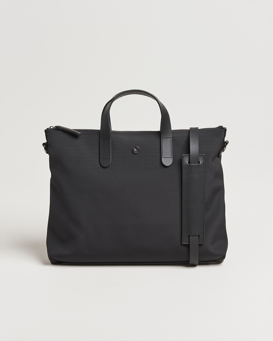 Herr | Väskor | Mismo | M/S Canvas Slim Brief Eclipse Black/Black